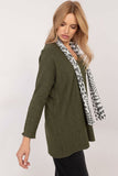 Elegant Women's V-Neck Sweater with Scarf - Versatile Style