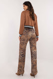 Elegant Animal Motif Trousers for Everyday Style