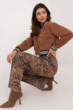 Elegant Animal Motif Trousers for Everyday Style
