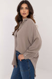 Elegant Organic Cotton Women's Casual Shirt with Unique Texture