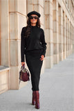 Chic Turtleneck Blouse for Effortless Fall-Winter Style