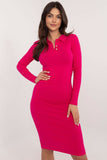 Chic Bodycon Dress with Elegant Collar for Casual Outings