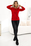 Cozy Red Hoodie with Pockets for Everyday Comfort