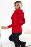 Cozy Red Hoodie with Pockets for Everyday Comfort