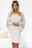 Chic Batwing Dress for Cozy Elegance on Any Occasion