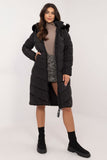 Stylish Long Down Jacket with Detachable Hood for Cold Weather