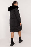 Stylish Long Down Jacket with Detachable Hood for Cold Weather