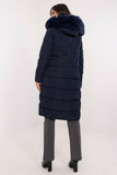 Stylish Long Down Jacket with Detachable Hood for Winter