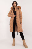 Casual Long Down Jacket with Detachable Hood for Winter