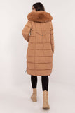 Casual Long Down Jacket with Detachable Hood for Winter