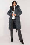 Classic Long Down Jacket with Detachable Hood for Cold Weather