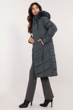 Classic Long Down Jacket with Detachable Hood for Cold Weather