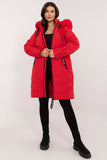 Stylish Women's Quilted Down Jacket with Detachable Hood