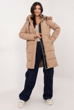 Quilted Winter Jacket with Detachable Hood for Ultimate Warmth
