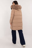Quilted Winter Jacket with Detachable Hood for Ultimate Warmth