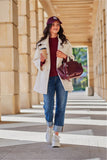 Quilted Women's Jacket with Elegant Design and Warmth