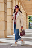 Quilted Women's Jacket with Elegant Design and Warmth