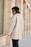 Quilted Insulated Jacket with Classic Collar & Pockets