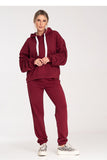 Comfortable Cotton Sweatpants with Wide Elastic Waistband