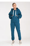 Comfortable Cotton Sweatpants with Elastic Waist and Cuffs