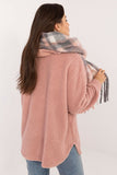 Elegant Checkered Scarf with Fringes for Winter Fashion