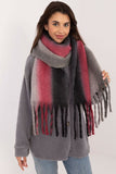 Elegant Colorful Scarf with Tassels for Autumn-Winter Style
