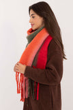 Elegant Colorful Scarf with Tassels for Stylish Winter Wear