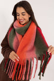 Elegant Colorful Scarf with Tassels for Stylish Winter Wear