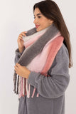 Elegant Lightweight Scarf with Colorful Pattern & Tassels