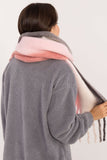 Elegant Lightweight Scarf with Colorful Pattern & Tassels