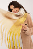 Elegant Check Pattern Scarf with Tassels for Winter Style