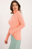 Chic Openwork Turtleneck Sweater for Everyday Elegance