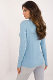 Chic Openwork Turtleneck Sweater for Everyday Elegance