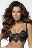 Chic Lace Bra with Under-Cup Support and Unique Back Design