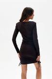 Versatile Long Sleeve Dress with Adjustable Length & Elegance
