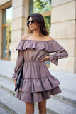 Charming Spanish-Style Mini Dress with Ruffled Details