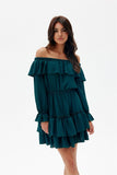 Charming Ruffled Spanish-Style Mini Dress for Every Occasion