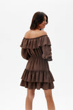 Charming Ruffled Spanish-Style Mini Dress for Any Occasion