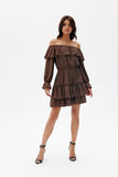 Charming Ruffled Spanish-Style Mini Dress for Any Occasion