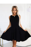 Elegant Asymmetrical Black Dress for Special Occasions