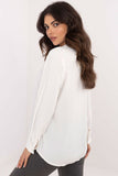 Elegant Rhinestone-Embellished Women's Classic Collar Shirt