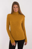 Chic Openwork Turtleneck Sweater for Everyday Elegance