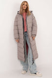 Elegant Long Women's Coat for Cold Weather Comfort
