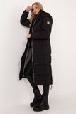 Stylish Long Women's Coat with Hood for Fall & Winter