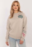 Stylish Women's Casual Sweatshirt with Unique Prints