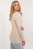 Chic Off-the-Shoulder Women's Sweater for Effortless Style