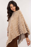 Versatile Textured Poncho for Effortless Everyday Style