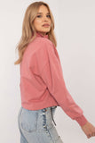 Stylish Women's Casual Sweatshirt with Zippered Collar