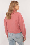 Stylish Women's Casual Sweatshirt with Zippered Collar