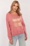 Stylish Women's Casual Sweatshirt with Rhinestone Detail